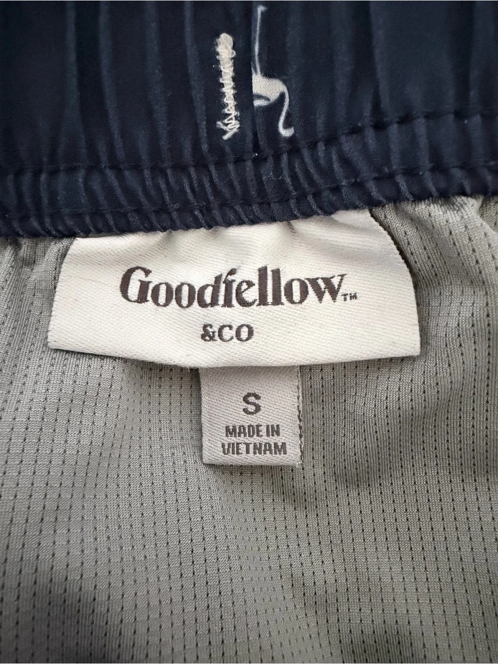 Goodfellow & Co Navy Flamingo Swim Trunks